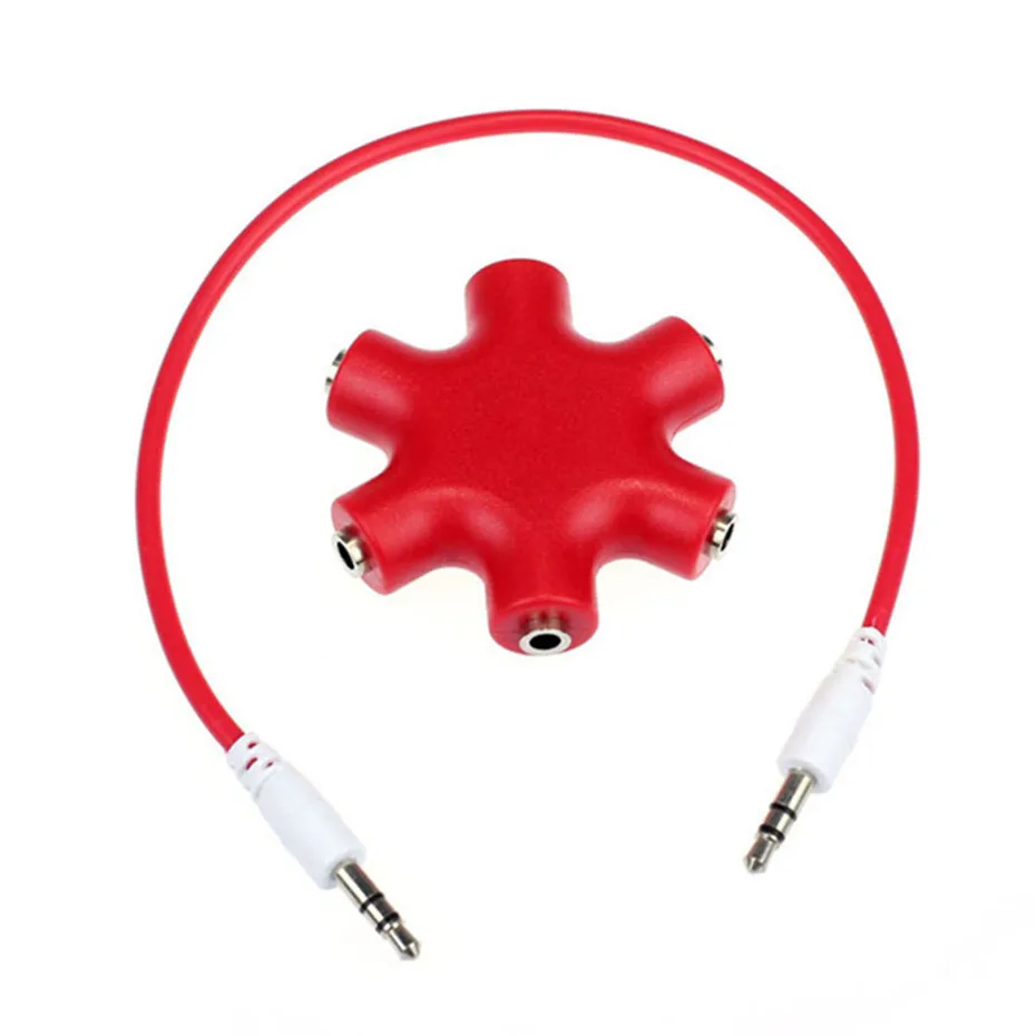 VOBERRY Popular Earphone Splitters 3.5mm Headphone Earphone dio