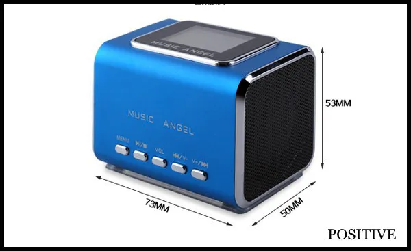 Origianl Музыка Ангел JH MD05X Портативный Usb TF карта звучание колонки с fm радио линией в