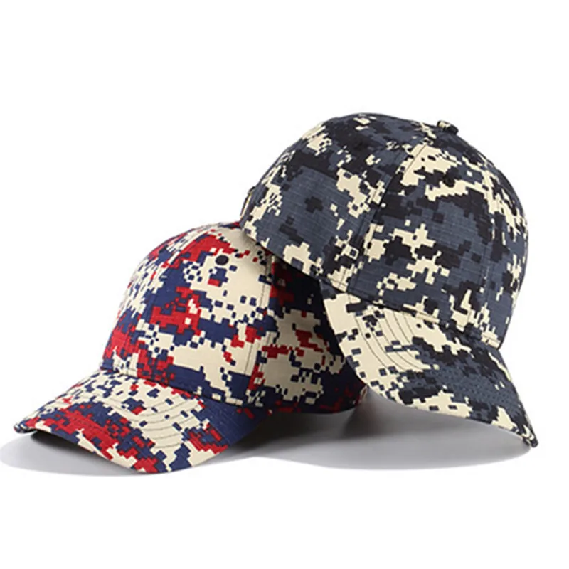 High Quality digital Camo Baseball Cap Men Camouflage Tactical Cap Bone