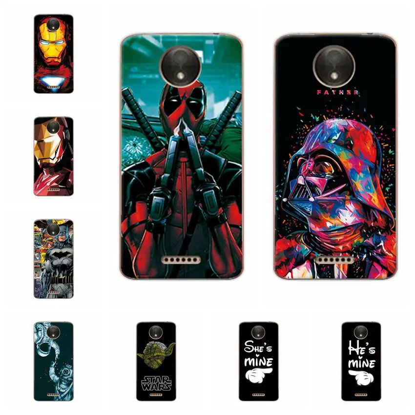 

Charming Deadpool Spiderman Case Coque For Motorola Moto C Plus Soft Silicone Cases For Fundas Motorola C Plus Cover Capa 5.0"