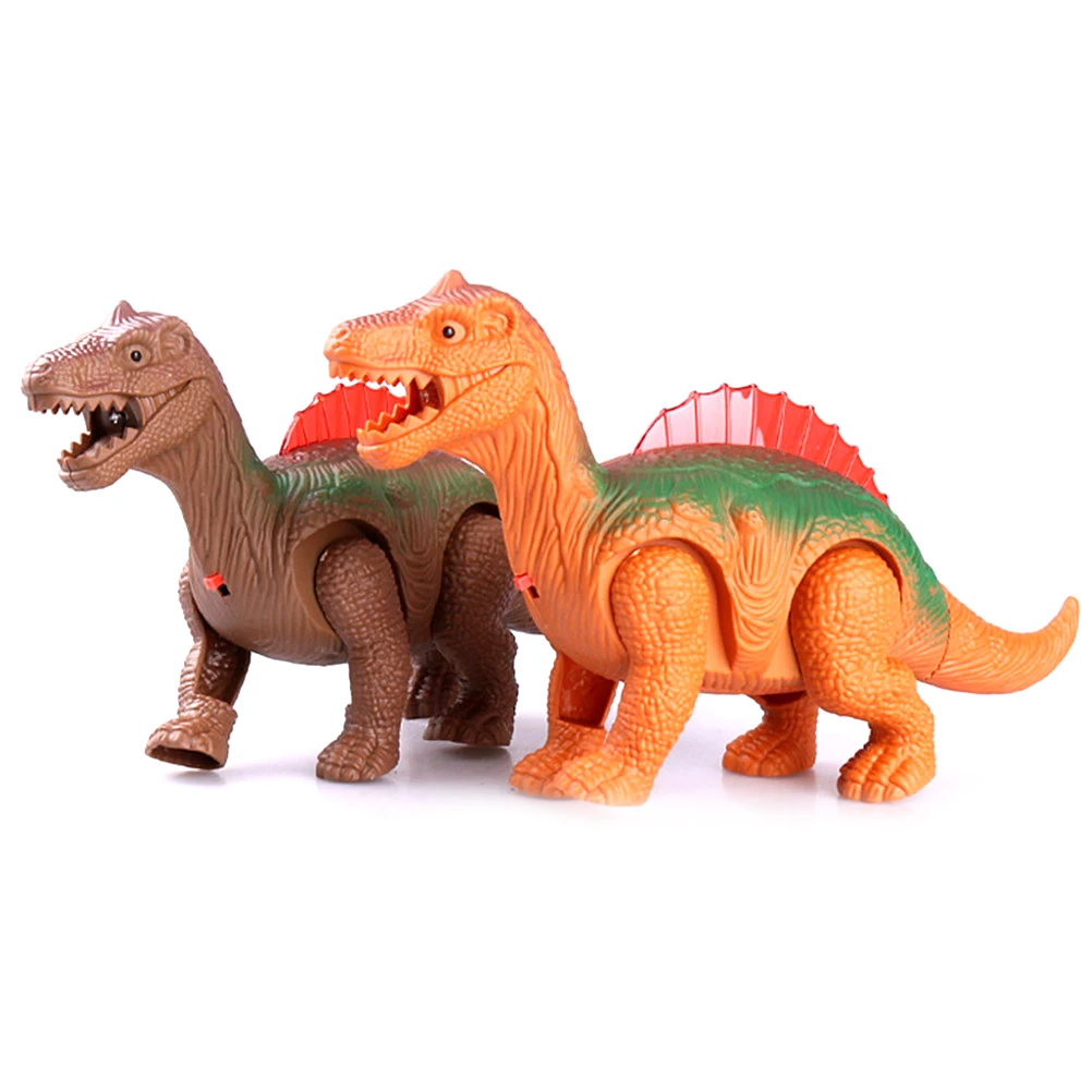 TOYZHIJIA 23*15*6,5 см электронный ходячий робот динозавр модель детская игрушка подарок светильник светящийся динозавр