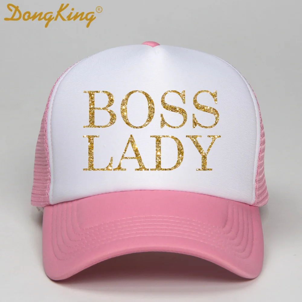 DongKing BOSS женская летняя крутая Кепка водителя грузовика популярная унисекс для