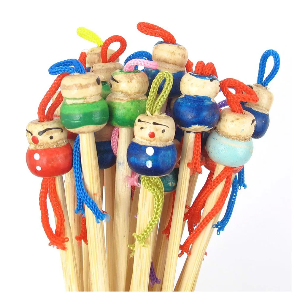 Лучшие бамбуковые японские куклы уха Воск палочки ложки удалитель ушной серы 20 шт