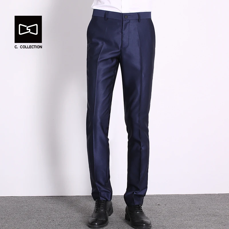Мужской костюм брюки Slim Fit Брюки для мужской формальные Бизнес брюки|men suit pants|suit