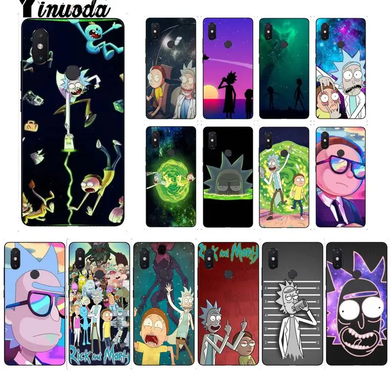 Yinuoda Рик Морти DIY Чехол Для Телефона TPU Мягкий силиконовый чехол для телефона Xiaomi Mi
