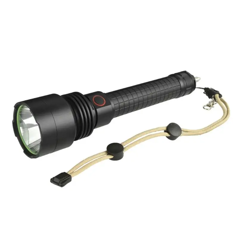 

Rechargeable 2000LM XH-P50 LED Flashlight 2 Modes IP44 Waterproof Outdoor Light Torch with Awl Long-range flashlight