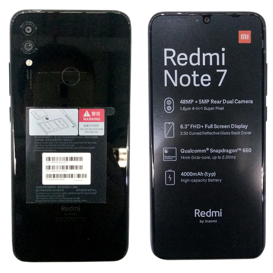 Versión Global Xiaomi Redmi Note 7 3 GB 32 GB teléfono inteligente Snapdragon 660 Octa Core 4000 mAh 6,3 \ Versión Global Xiaomi Redmi Note 7 3 GB 32 GB teléfono inteligente Snapdragon 660 Octa Core 4000 mAh 6,3 \