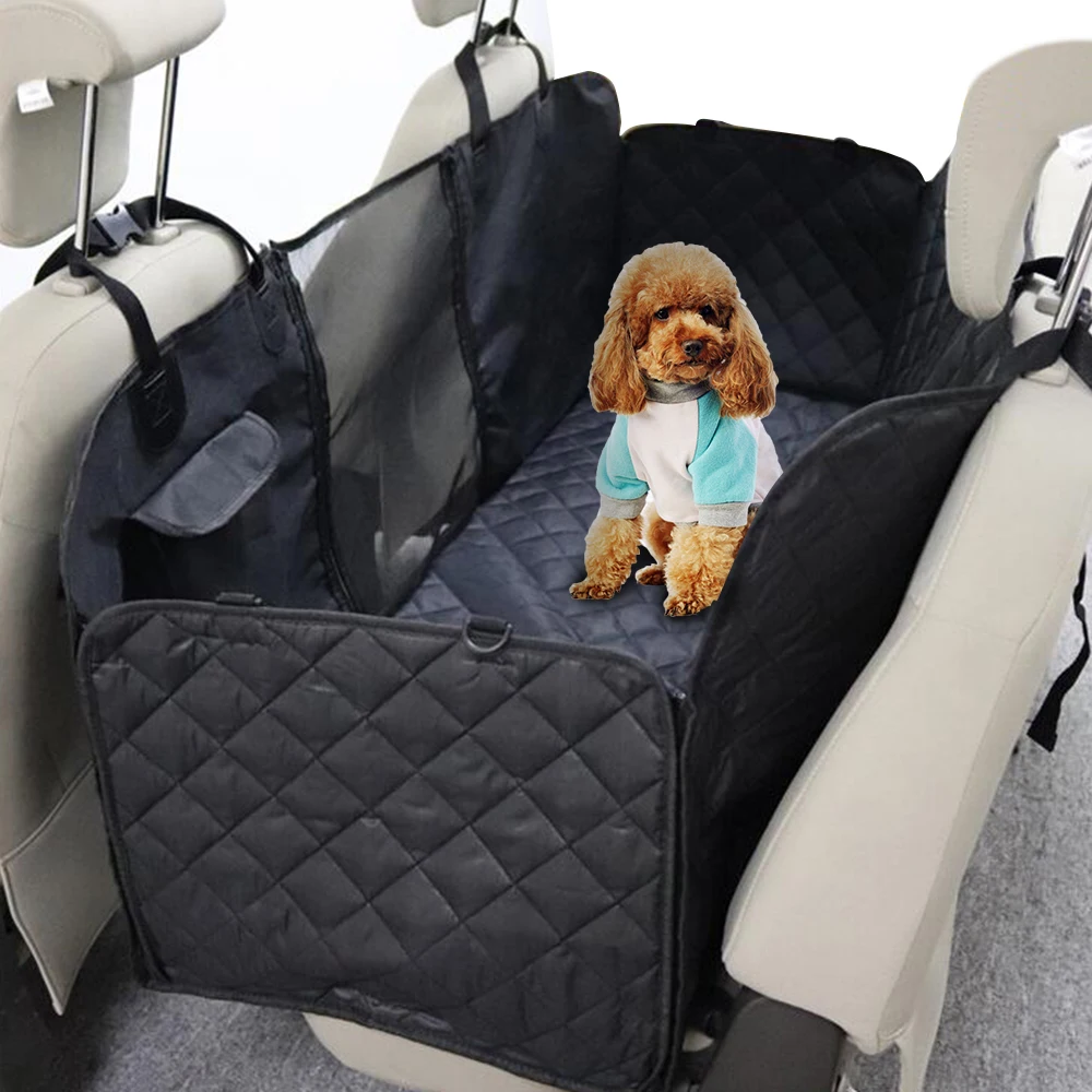 Dog Oxford Fabric Car Seat Covers Waterproof Pet Back Bench Seat