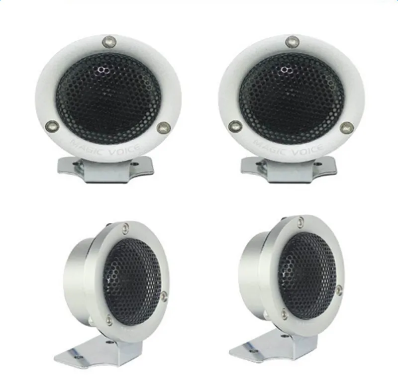 Tweeters Car Audio Paired Silk Soft Dome Mini Loudspeaker 57mm Diameter