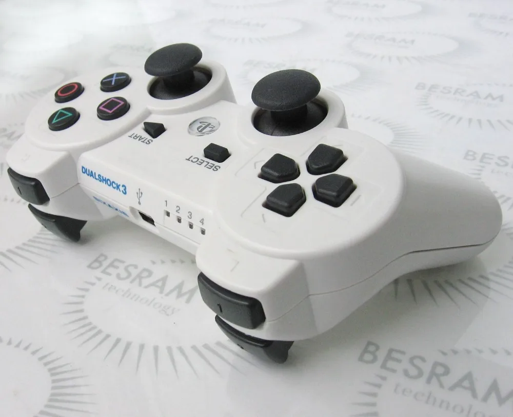 

white Wireless Bluetooth Game Controller SIXAXIS Joysticks Gamepads for Sony Playstation 3 PS3