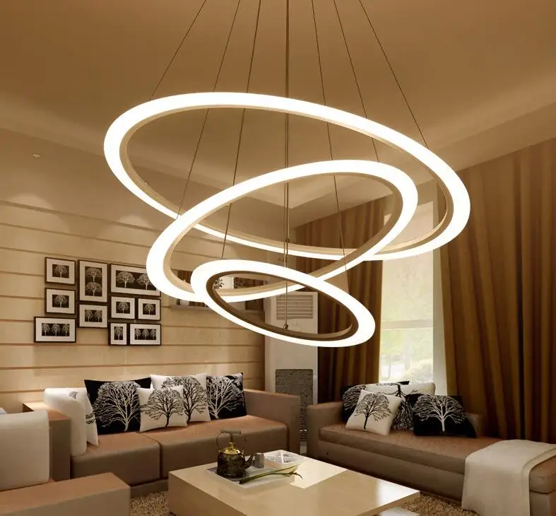 

Modern led Chandelier hanging lighting fixtures for livingroom diningroom illumination Lighting suspension luminaire AC110-240V