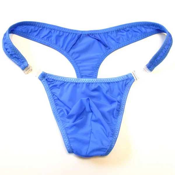 Ultra mince hommes G String Sexy Nylon G String Sexy Transparent slips homme respirant String