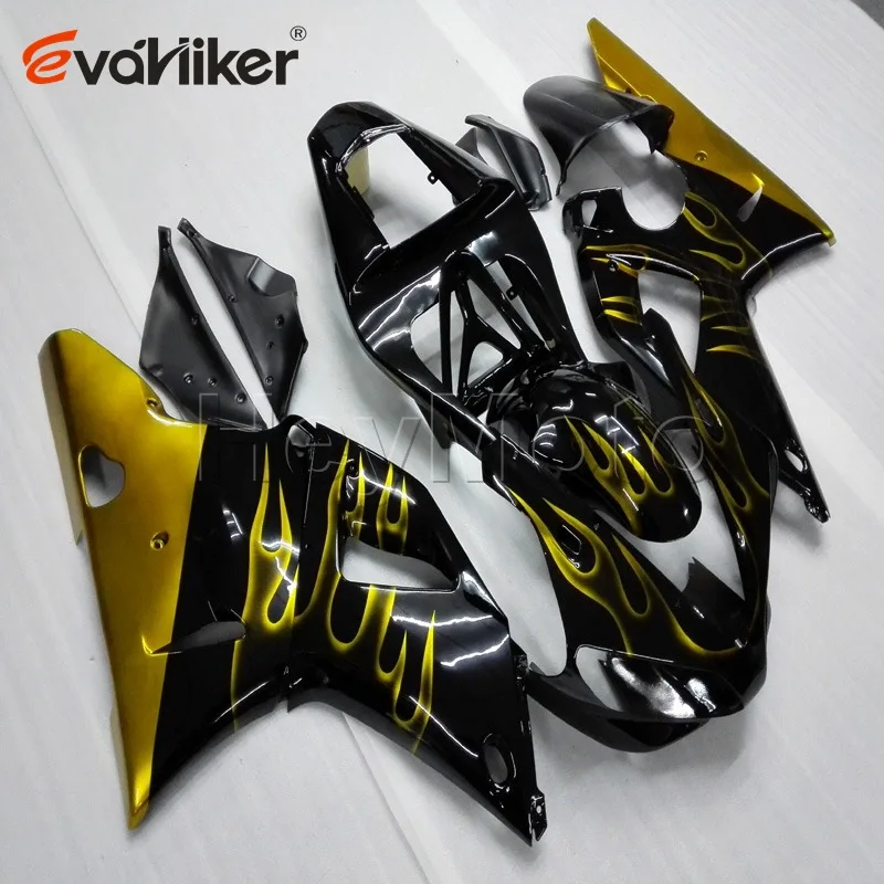 Заказной ABS Пластиковый обтекатель для YZFR1 2000-2001 YZF R1 00 01+ 5 подарков+ крышка бака+ синий - Цвет: D