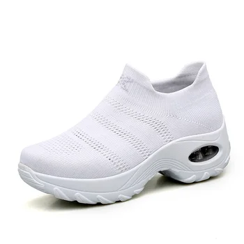 

Tennis Shoes For Women Hot 2019 New Female Soft Comfortable Air Cushion Sneakers Stable Non-slip Fitness Trainers Tenis Feminino