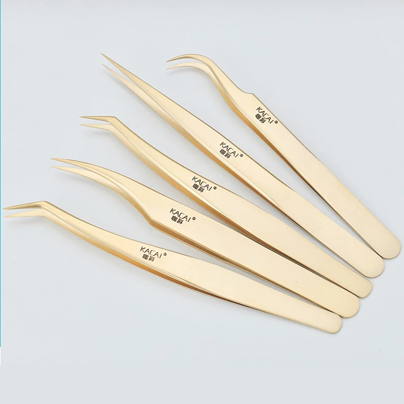 

Tweezer Eyelash Extension Tweezers Stainless Steel Anti-static Top High Quality tweezer for individual and volume eyelash