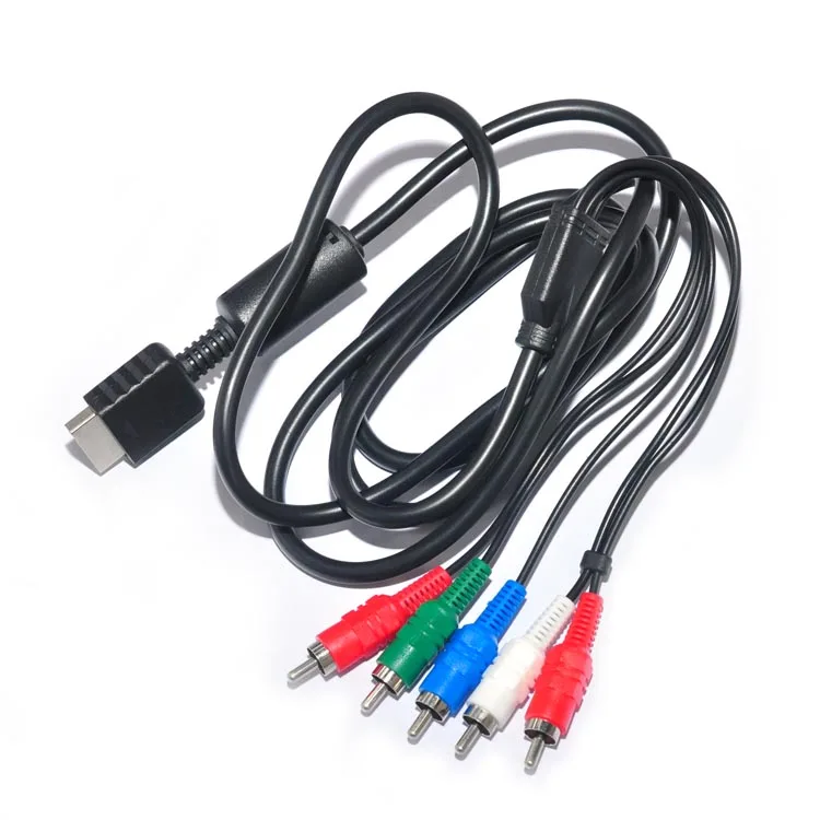 1.8M Component AV/YPbPr Audio Video HDTV Cable for Sony PS2/PS3 support