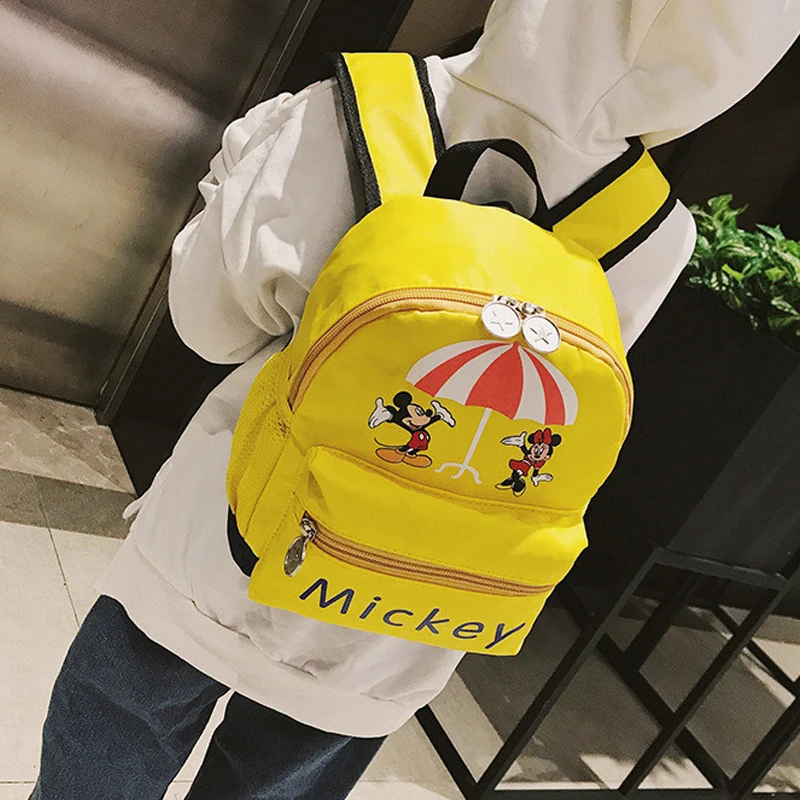 Disney Новые рюкзаки в форме мышки Микки и Минни для девочек мальчиков детская