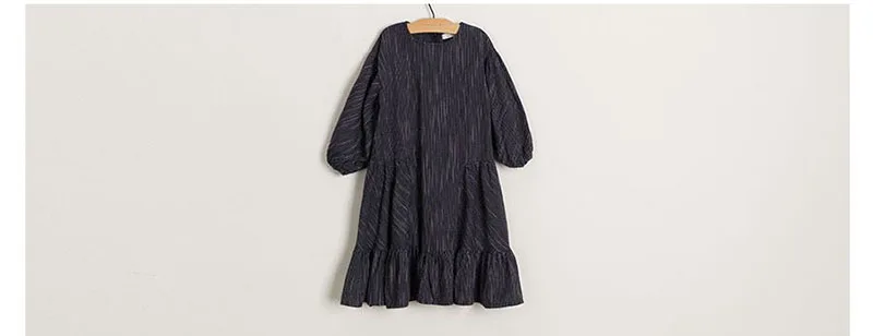 cotton linen ruffles korean kids clothes big children dresses girls new 2017 spring autumn baby girls dress lantern sleeve tops children clothing 2 3 4 5 6 7 8 9 10 11 12 13 14 15  years little  big  girls autumn dress  fashionable dresses ( (4)