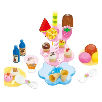 

Baby Simulation Ice Cream Plastic Toys Pretend Play Kitchen Food Baby Infant Toys Food Birthday Christmas Gifts