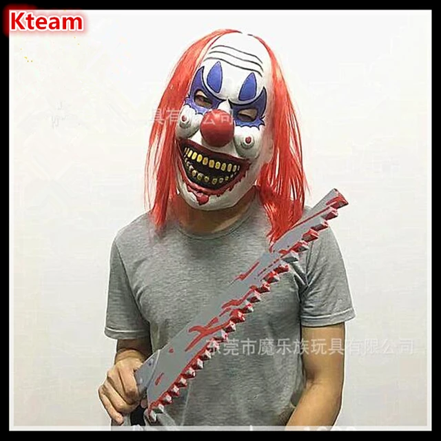 free shipping funny scary joker mask clown costume face mask creepy