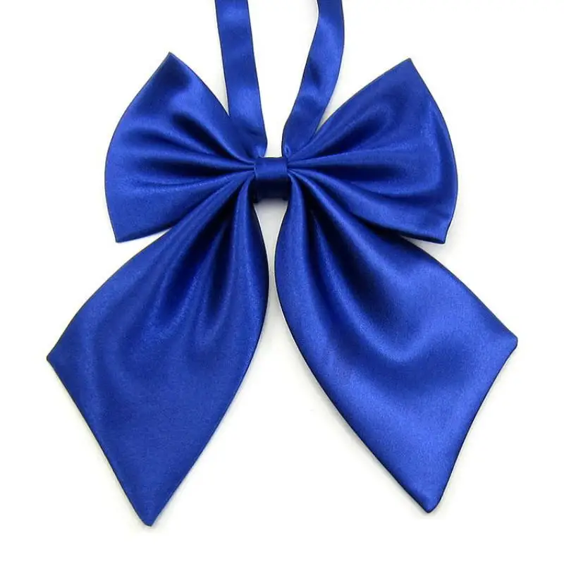 Fashion Ribbon Party Tie Flower Unisex Students Campus Solid Color Bow Tie