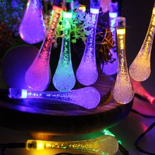 Icicle Snow Fall 4.5M 30 LED String lights Meteor Falling Star Rain Drop Xmas String Fairy Light Bulb Garden Holiday Derocation