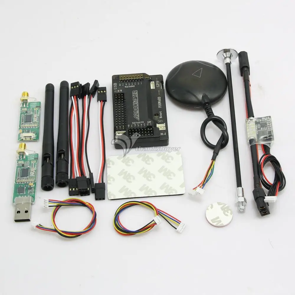 

APM V2.8.0 Flight Controller with Ublox Neo-6M GPS & Power Module & 3DR Radio Telemetry for FPV Multicopter