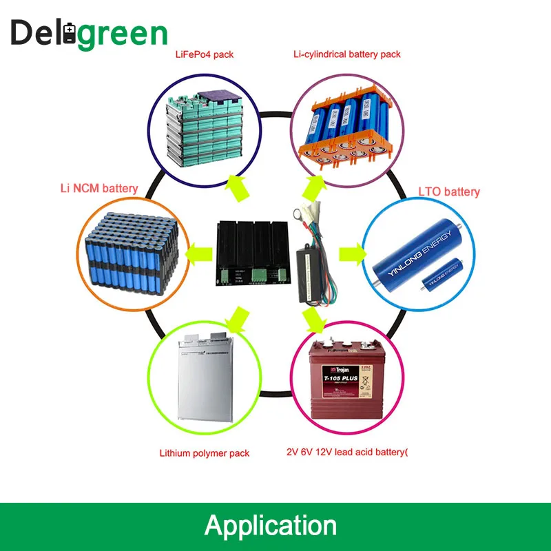 8 S/24 V QNBBM batería de litio equilibrador BMS para LIFEPO4, LTO NCM LMO 18650 DIY paquete - 6