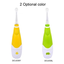 Профессиональная Интеллектуальная Детская Водонепроницаемая звуковая электрическая зубная щетка уход за полостью рта светодиодный зубной щетки 3 головки