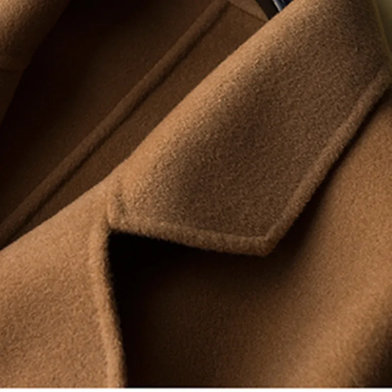 Tcyeek натуральный шерстяное пальто женское длинное кашемировое пальто Женская Корейская Двусторонняя шерстяная одежда весна осень пальто LWL1413