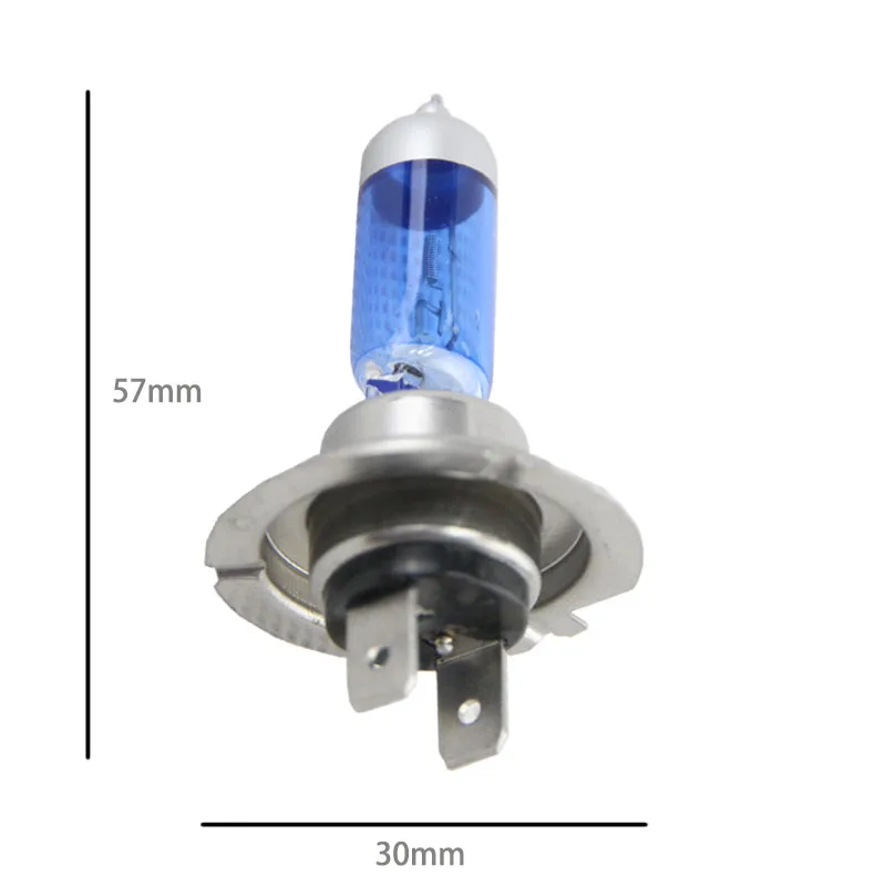 2 шт. H7 галогенная лампа 6500 к супер белый авто фары Противотуманные фары+ из 2 предметов 501 194 W5W T10 натуральный синий лампа, автомобильное освещение