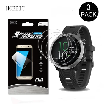 

3Pack For Garmin Forerunner 645 / 645 Music Full Cover 5H Anti-shock Explosion-Proof High Clear Screen Protector Smartwatch Film