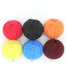 Уход за автомобилем Воск и полировка губка мяч для ступицы полировка колеса стальное кольцо Деталь полировки пластины круговой губки диск