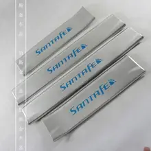 Stainless Steel Internal Scuff Plate Door Sill for 2013 Hyundai Santa Fe ix45