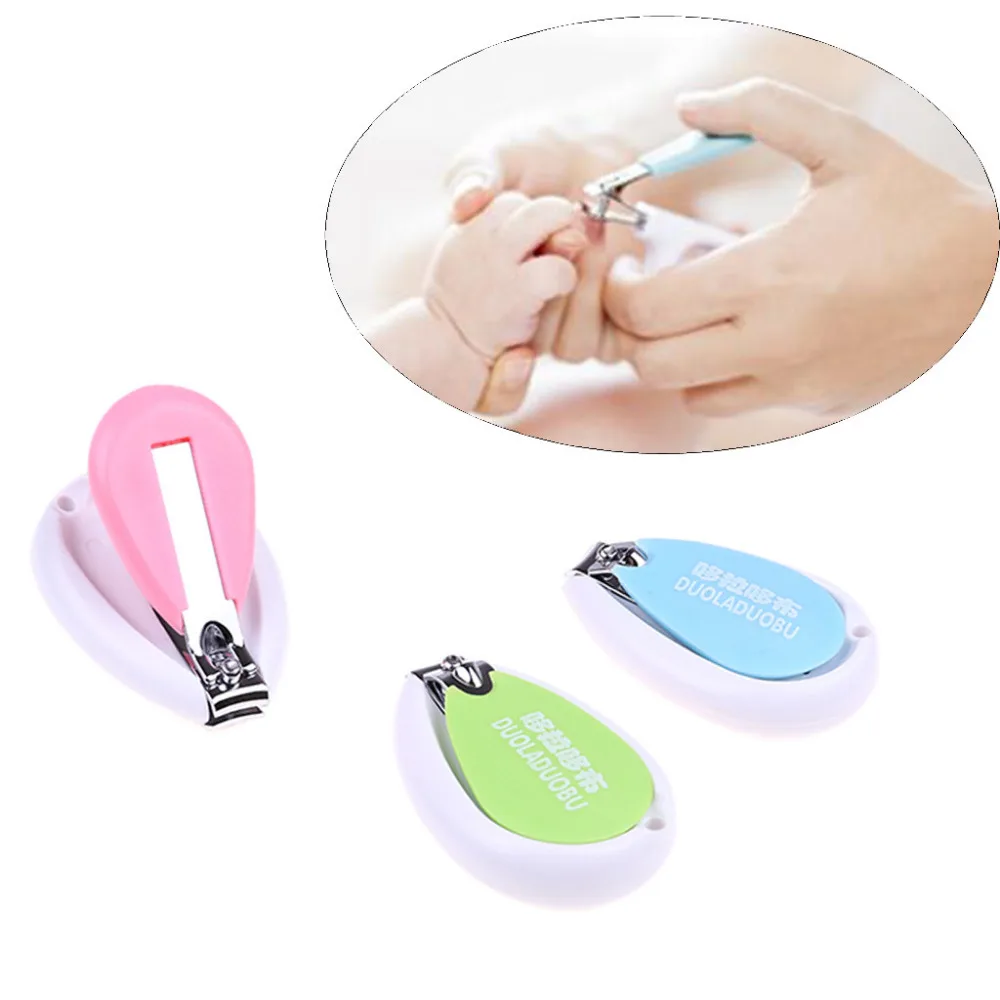 1PCS Safety Mini Baby Nail Clippers Toddler Finger Nail Manicure Trimmer Nail Cutters Baby Nail