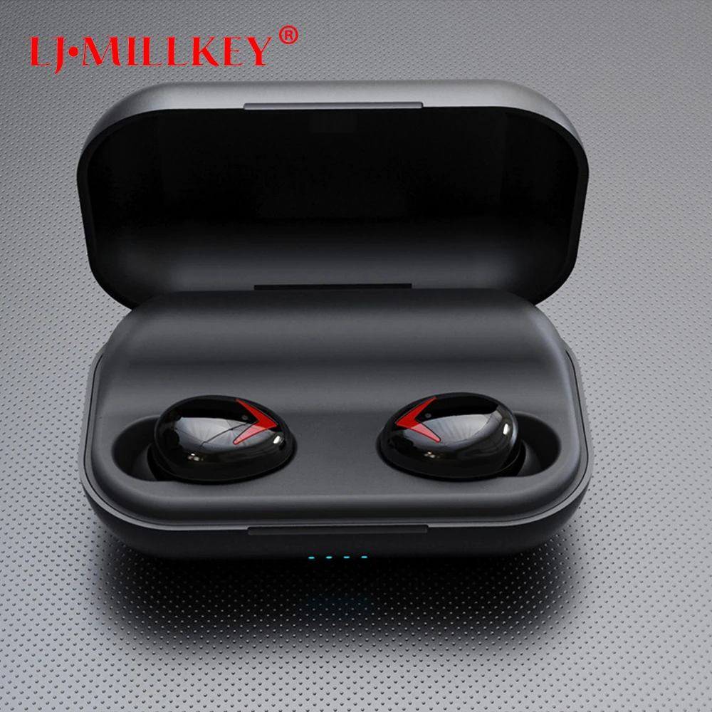 

earphones Bluetooth 5.0 TWS headphone mini invisible 3D HiFi stereo wireless headset with power bank charging box YZ281
