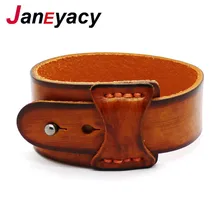 Горячие новые аксессуары мужской браслет манжета Широкий кожаный браслет в стиле ретро модный браслет для мужчин и женщин ювелирные изделия