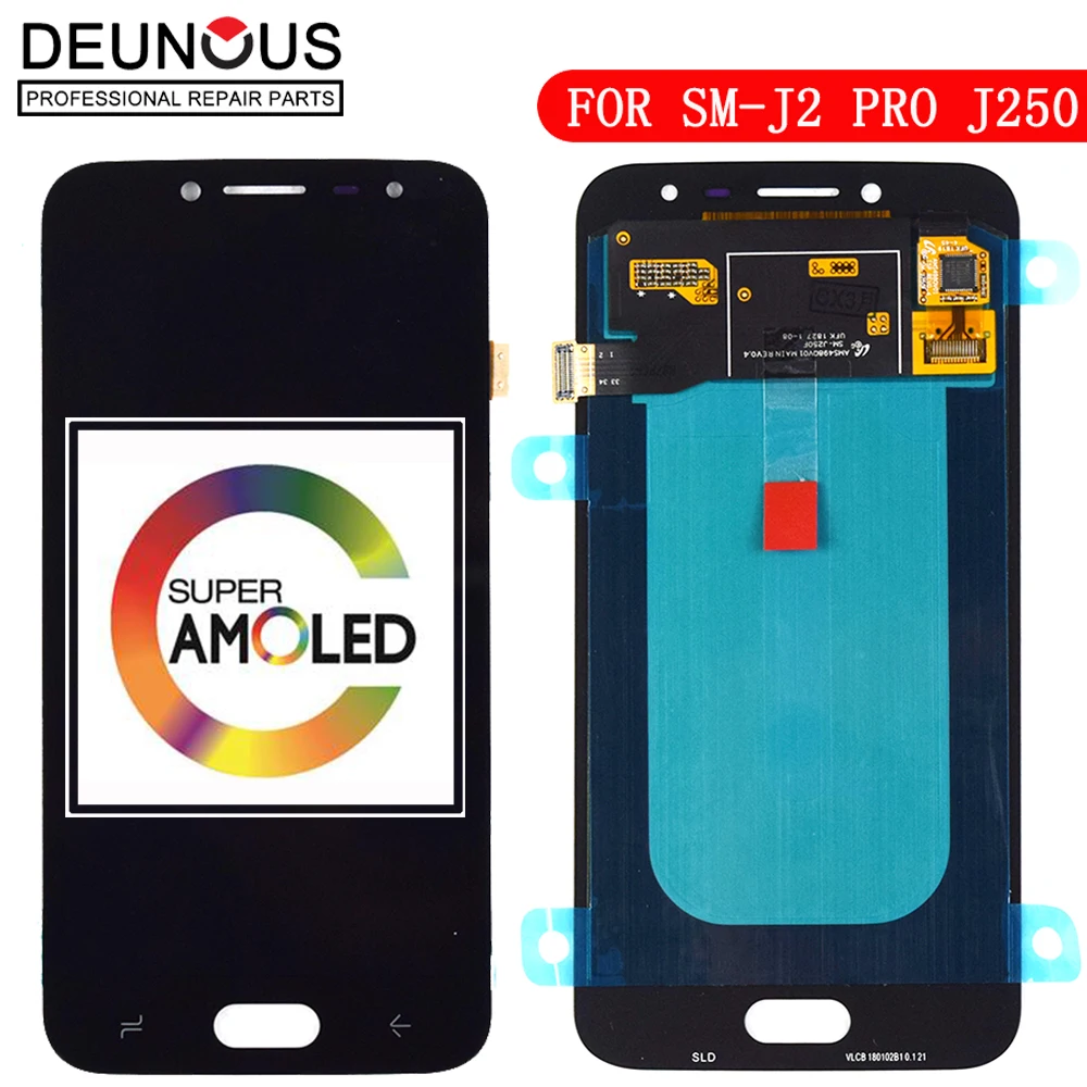 Super Amoled LCD For SAMSUNG Galaxy J2 Pro 2018 J250 J250F J250DS Display Touch Screen Digitizer Assembly 100% Tested | Мобильные