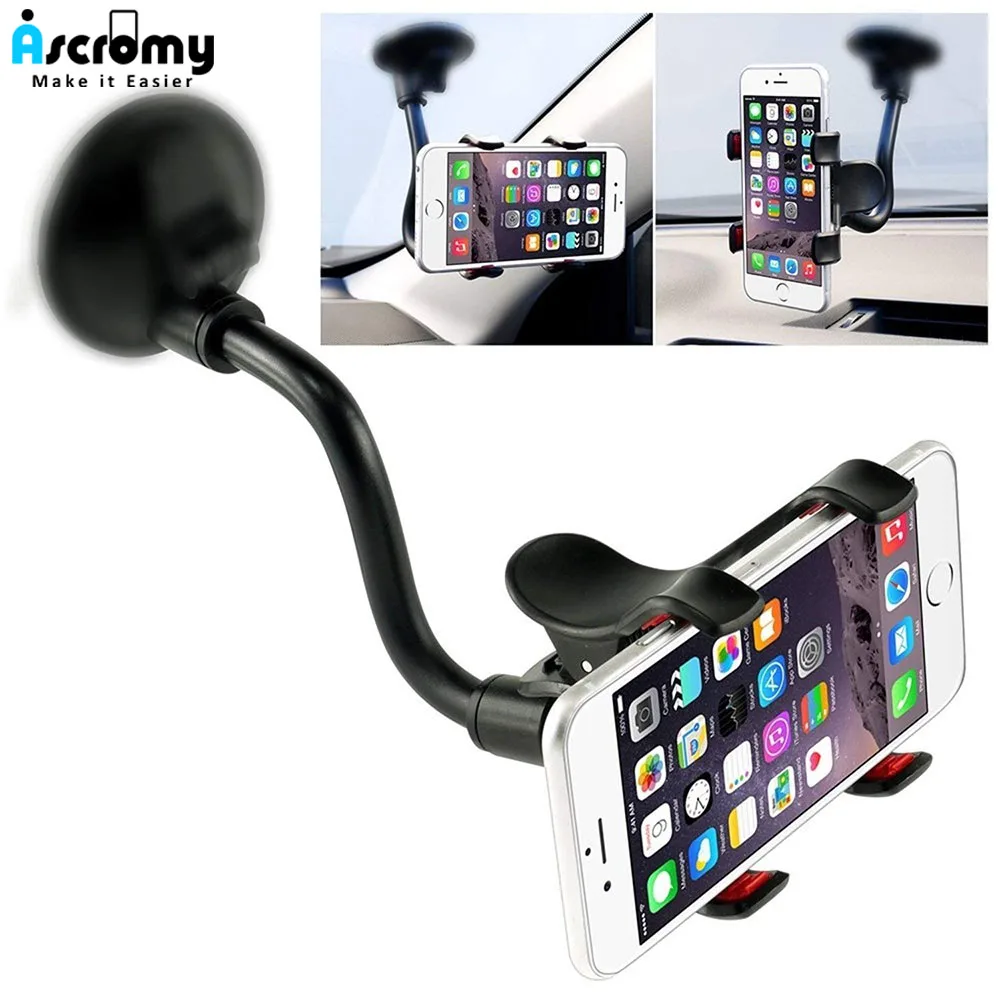 Ascromy-Universal-Car-Phone-Holder-Windshield-Long-Arm-Clamp-Car-Mount-Strong-Suction-Cup-Stand-For-iPhone-Samsung-Xiaomi (11)