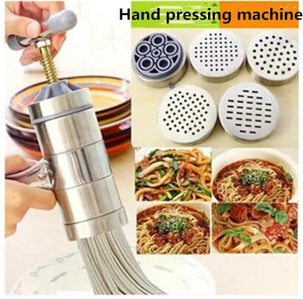 Stainless steel household manual pasta machine / Family Junior hand pressure surface device | Дом и сад
