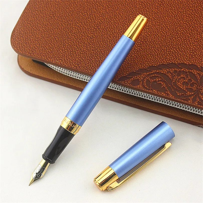 Fountain Pen Iraurita Luxury Metal Pen Caneta Tinteiro Style Office Stationery Writing High End Gift Ink Pen