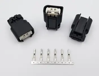 

1PCS Car connector SYNC2/3 host reversing image visual camera 6PIN hole plug