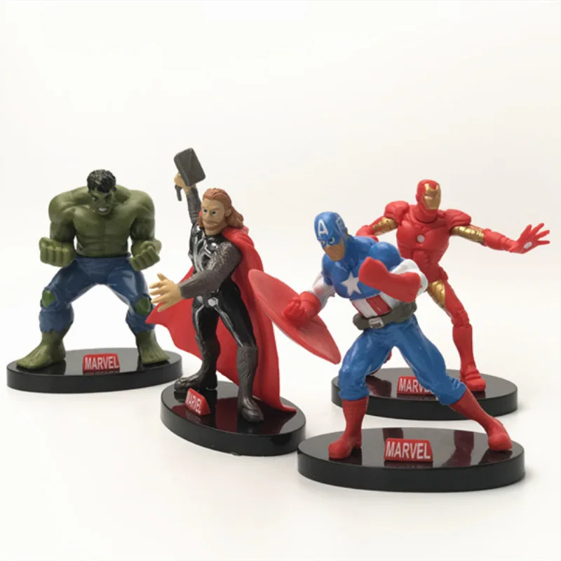 Marvel супергерой Мстители фигурка Бэтмена Халка Железный человек американская