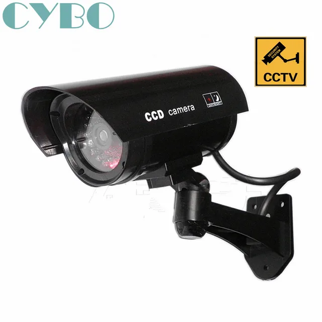 Fake Dummy Security Cctv Camera Outdoor Waterproof Emulational Decoy Fake Dummy Security Cctv Camera Outdoor Waterproof Emulational Decoy Ir Led Wireless Flash Red Surveillance