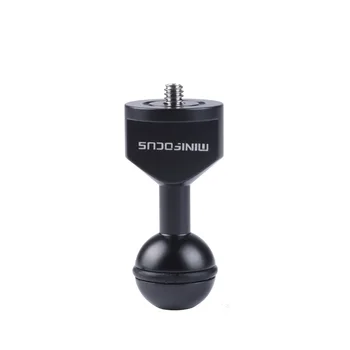 

MINIFOCUS 1'' Ball Adapter w/ 1/4" Screw For Underwater Camera Arm Tray Diving Photography for Gopro hero SLR camera