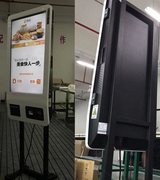 Несколько Funtions беспроводной пульт дистанционного управления Ресторан самообслуживание еда заказ машины киоск с принтером