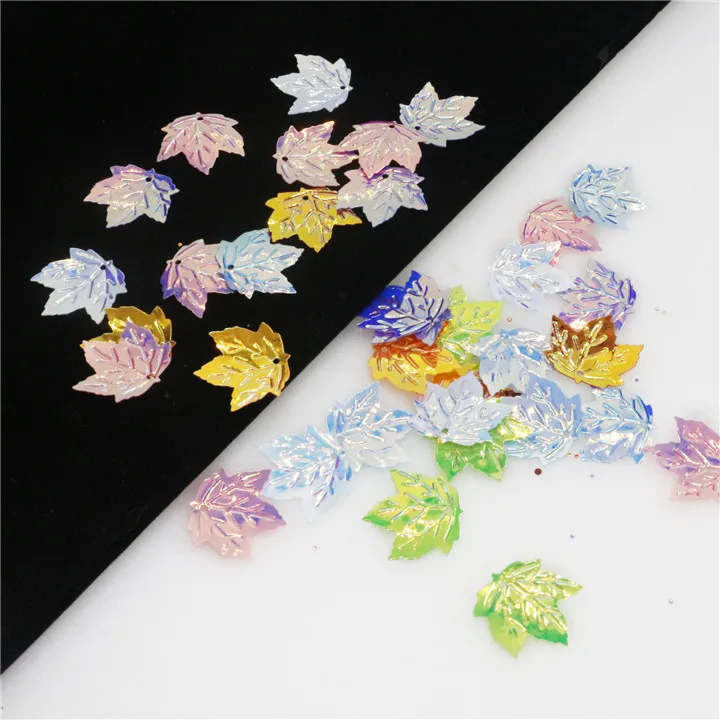 10 30g Smiley Face Sequins For Crafts Paillettes Clothing Leaves Glitter Shell Love Sequin Bag Decor DIY Scrapbooking Accessories