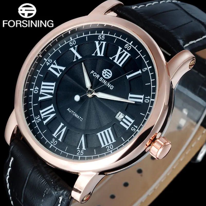 

FORSINING 2017 Men Watches Luxury Brand Popular Business Wristwatch Automatic Mechanical Roman Numerals Relogio Masculino