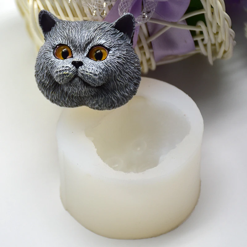 Силиконовая форма для выпечки Британский короткошерстный рисунок кошки DIY
