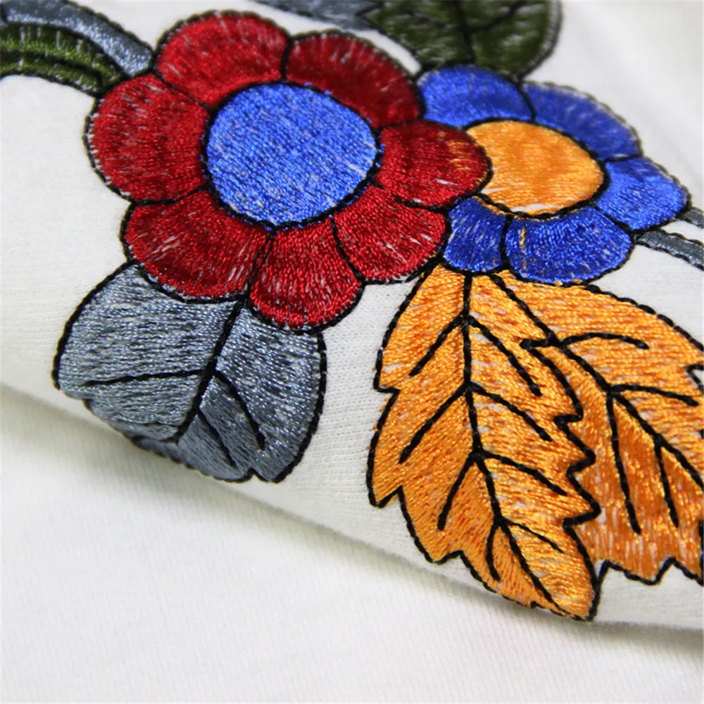Vintage Women Short Sexy Hoodies 2018 Fashion Spring Cotton Floral Embroidery Sweatshirt Long Sleeve Skin Loose Hoodie Shirts  (21)
